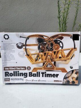 NEW Academy Da Vinci Series Rolling Ball Timer Model # 18174 Educational Science